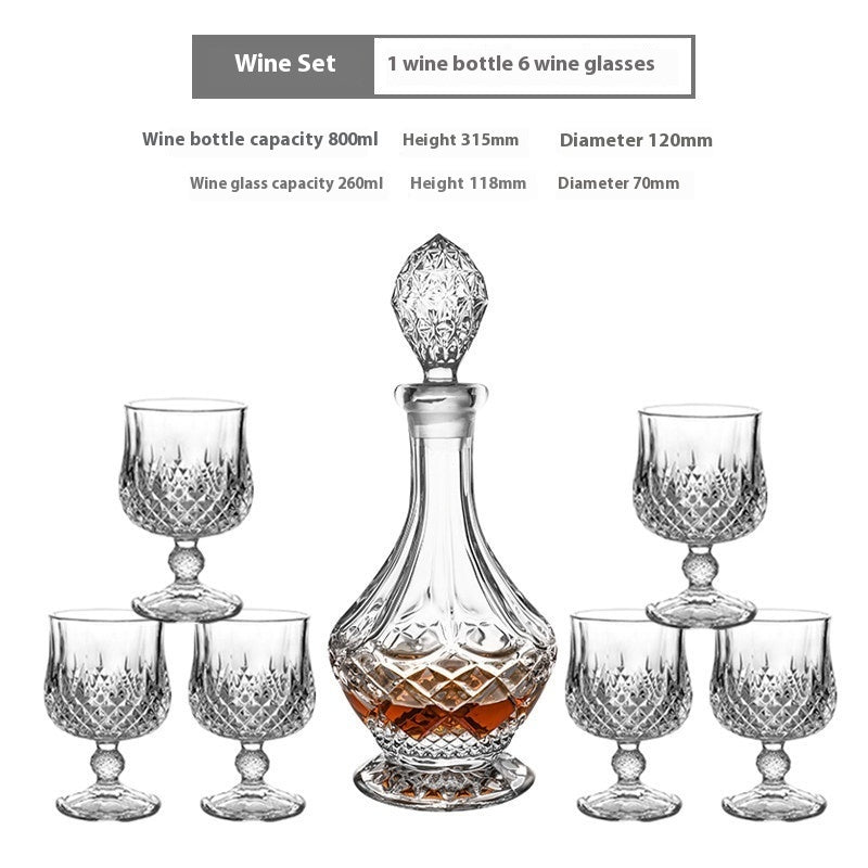 Creative Whiskey Liquor Glass Suit