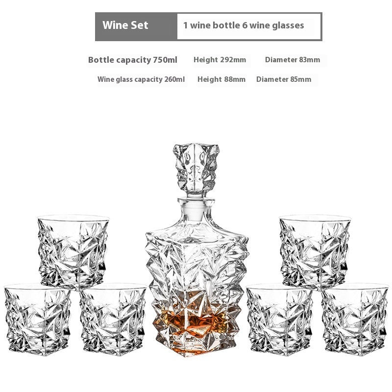 Creative Whiskey Liquor Glass Suit