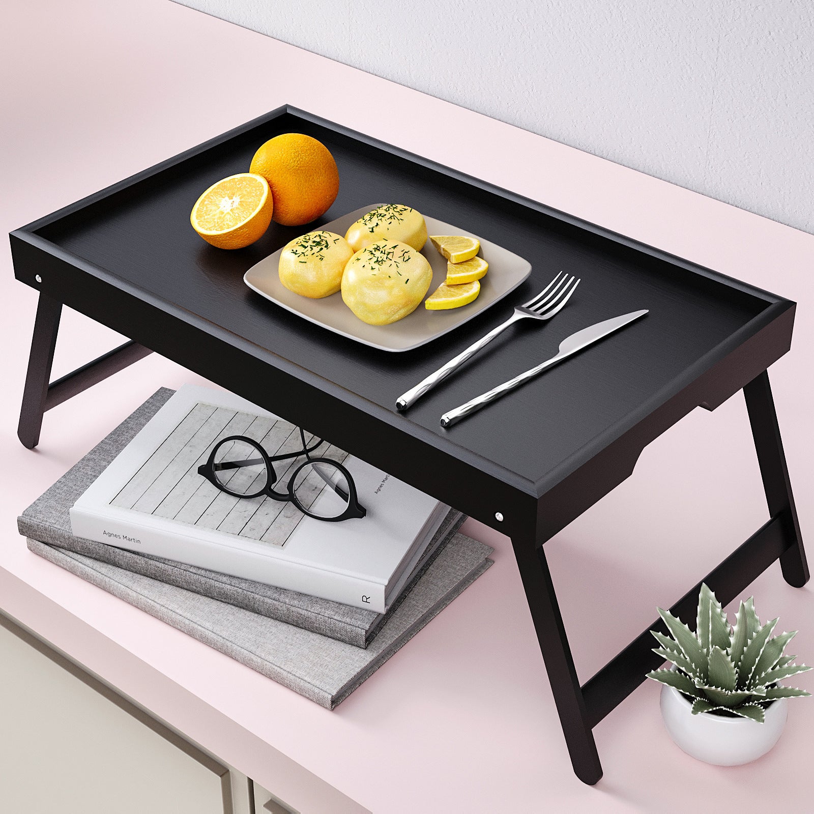 Sulankstomas stalas Daugiafunkcis namų apyvokos reikmenys Miegamasis Naktinis staliukas