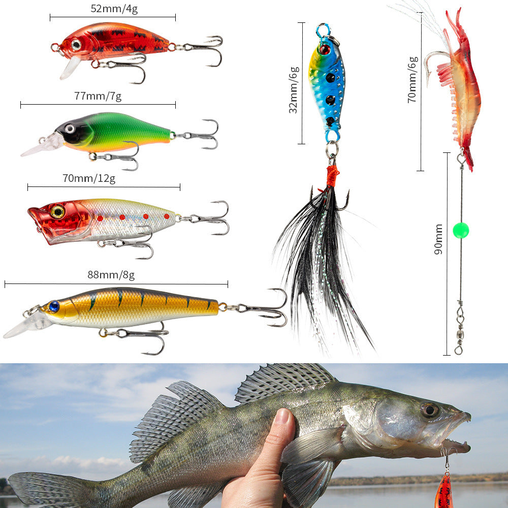 24 dalių aklųjų dėžučių rinkinys Kalėdinis Mino pelkių žvejybos rinkinys