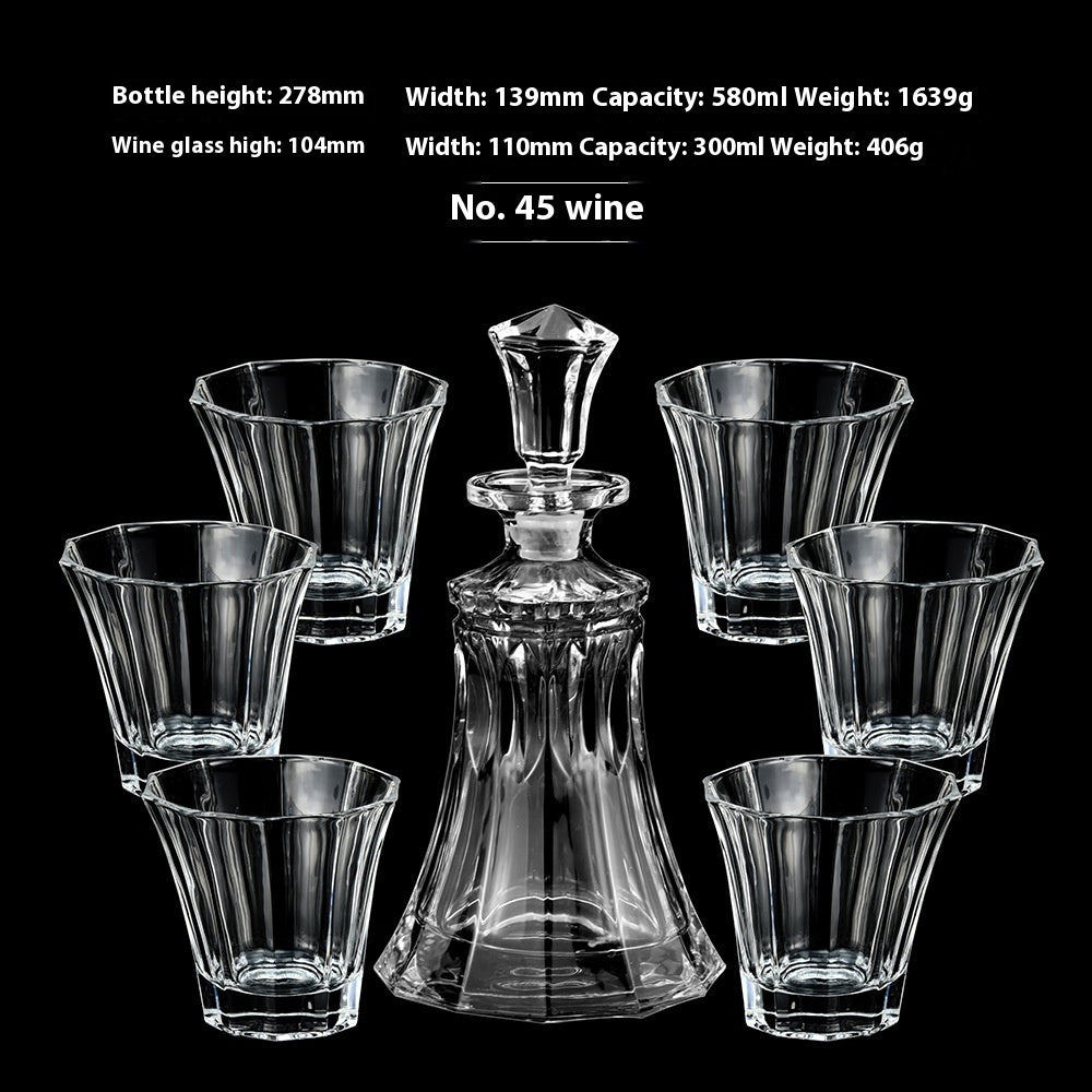 Creative Whiskey Liquor Glass Suit