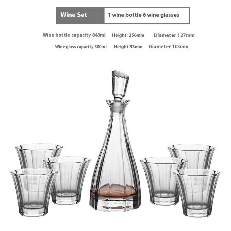 Creative Whiskey Liquor Glass Suit