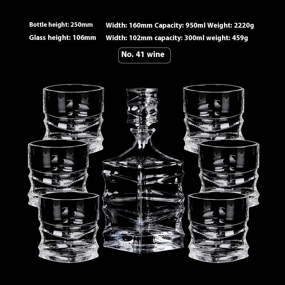 Creative Whiskey Liquor Glass Suit