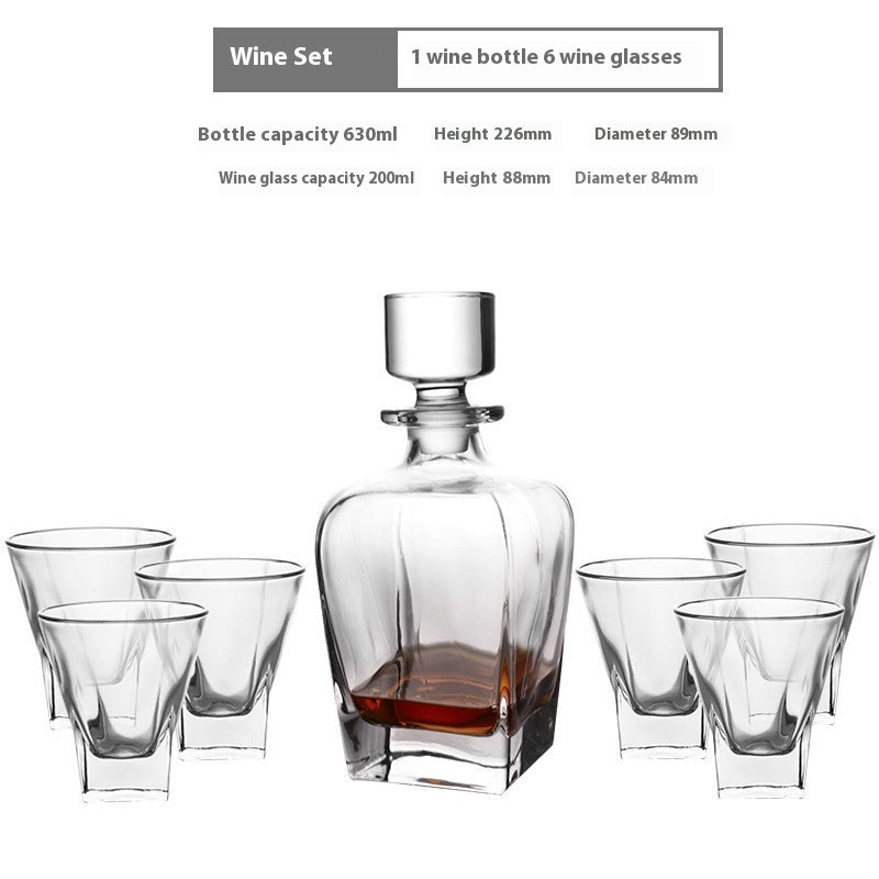 Creative Whiskey Liquor Glass Suit