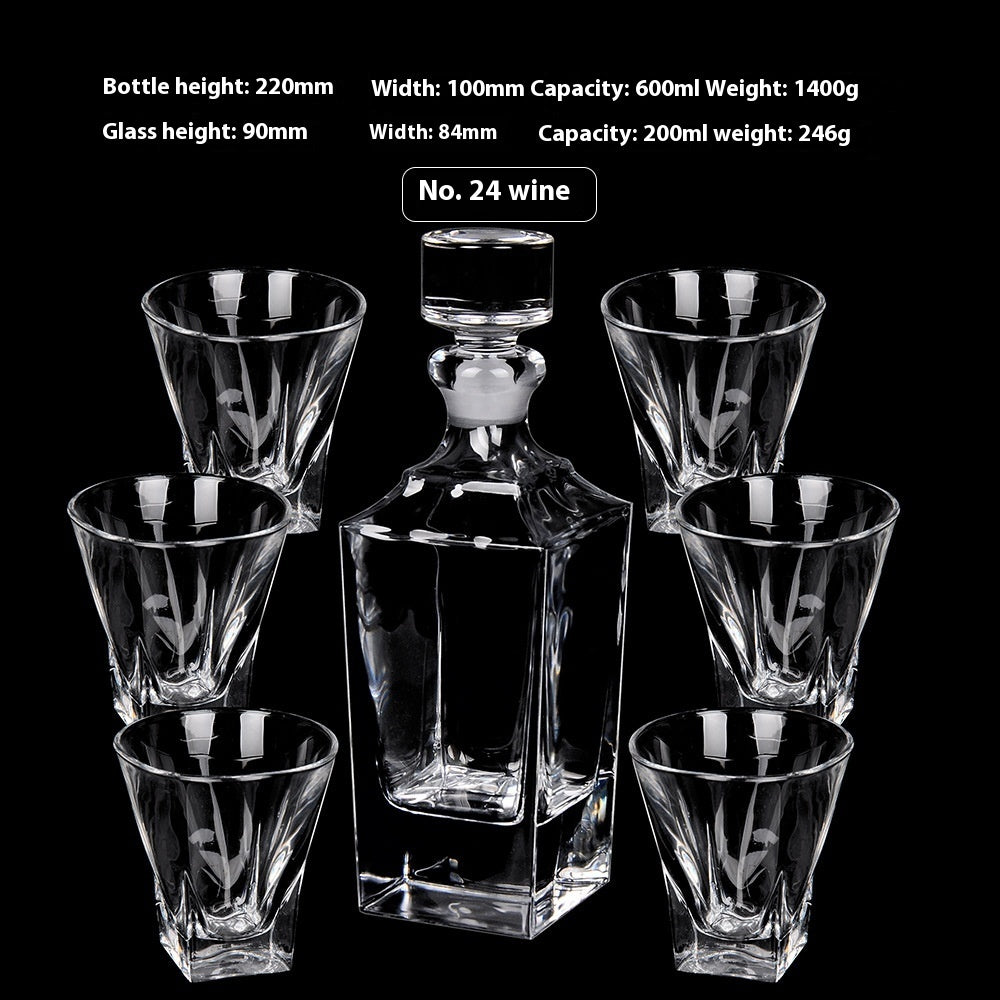 Creative Whiskey Liquor Glass Suit